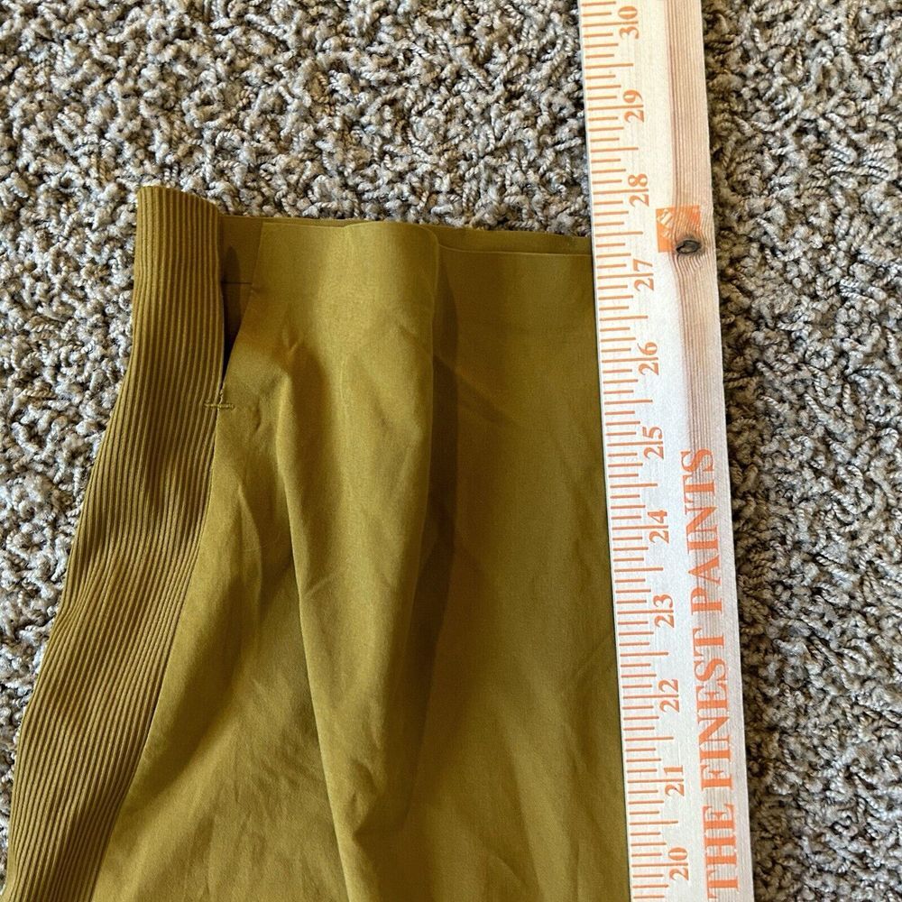 ATHLETA Size 20 Brooklyn Ankle Pants Yellow/Gold Lightweight - Picture 7 of 9